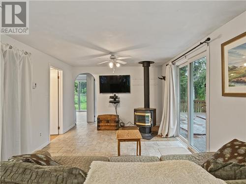 451 Murphy Road, Saint-Norbert, NB - Indoor Photo Showing Living Room With Fireplace