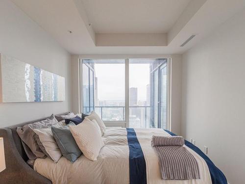 Chambre Ã Â coucher - 4302-1188 Rue St-Antoine O., Montréal (Ville-Marie), QC - Indoor Photo Showing Bedroom