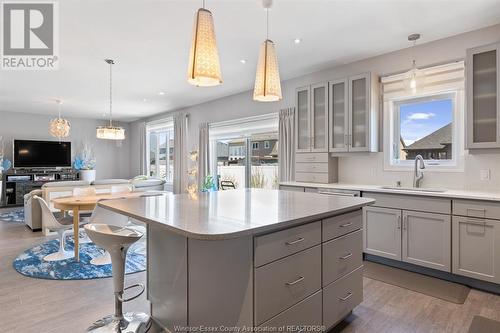 1051 Mia Anne Street, Lasalle, ON - Indoor Photo Showing Kitchen With Upgraded Kitchen