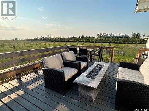 Blanchette Acreage, Estevan Rm No. 5, SK - Outdoor With Deck Patio Veranda With View