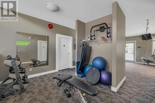 3739 Casorso Road Unit# 307, Kelowna, BC - Indoor Photo Showing Gym Room