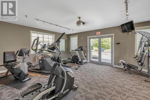 3739 Casorso Road Unit# 307, Kelowna, BC - Indoor Photo Showing Gym Room