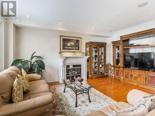 44 Trailhead Crescent, Brampton (Sandringham-Wellington), ON - Indoor Photo Showing Living Room With Fireplace