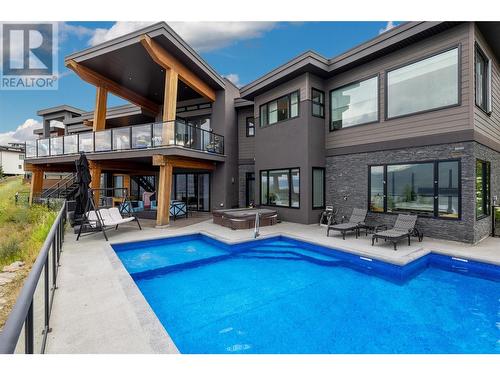 3514 Mckinley Beach Drive, Kelowna, BC - Outdoor With In Ground Pool With Deck Patio Veranda With Exterior