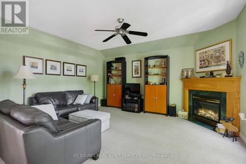 10 Buman Court, Barrie, ON - Indoor Photo Showing Living Room With Fireplace