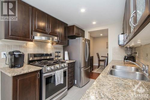 129 Mancini Way, Ottawa, ON - Indoor Photo Showing Kitchen With Double Sink