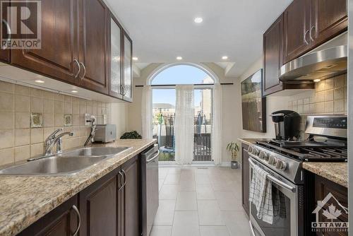 129 Mancini Way, Ottawa, ON - Indoor Photo Showing Kitchen With Double Sink