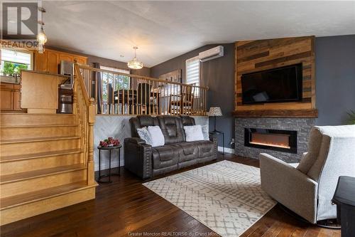 11 Darla Crt, Moncton, NB - Indoor Photo Showing Living Room With Fireplace