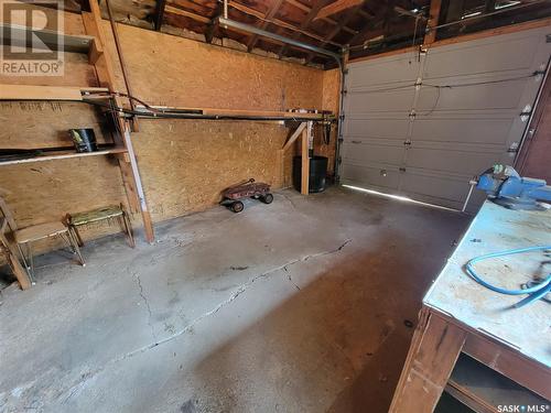 202 Irvine Street, Cut Knife, SK - Indoor Photo Showing Garage