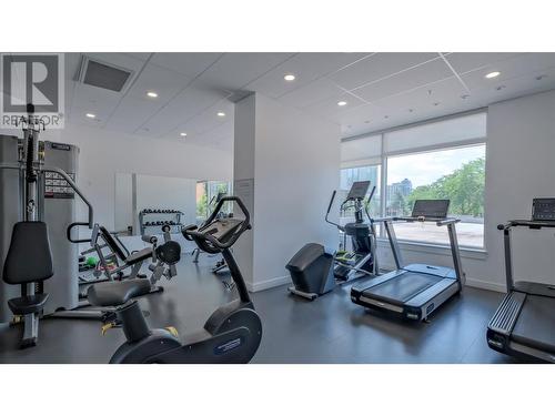 1151 Sunset Drive Unit# 1106, Kelowna, BC - Indoor Photo Showing Gym Room