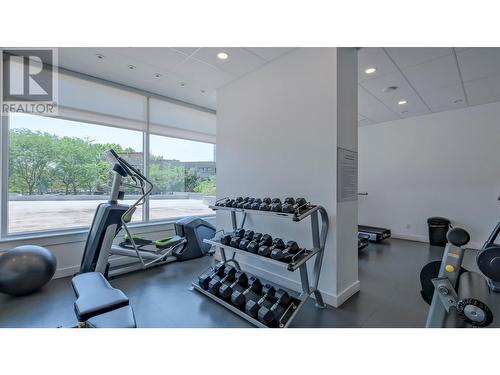 1151 Sunset Drive Unit# 1106, Kelowna, BC - Indoor Photo Showing Gym Room