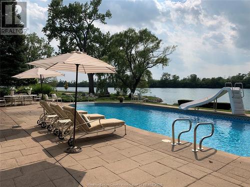 350 Crystal Bay Drive, Amherstburg, ON - Outdoor With In Ground Pool