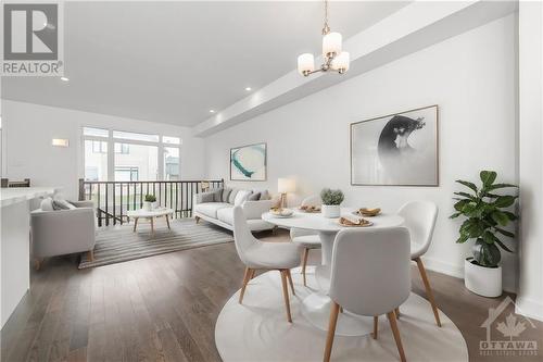 Virtually Staged - 2325 Goldhawk Drive, Ottawa, ON - Indoor Photo Showing Dining Room