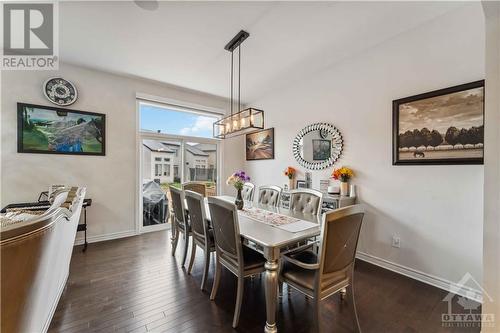 62 Viceroy Mews, Ottawa, ON - Indoor Photo Showing Dining Room