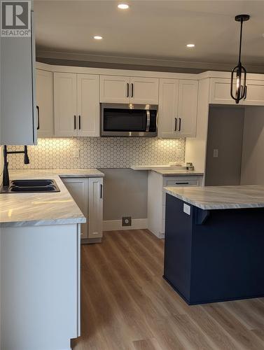 60 Lawrence Pond Road, Conception Bay South, NL - Indoor Photo Showing Kitchen With Double Sink With Upgraded Kitchen