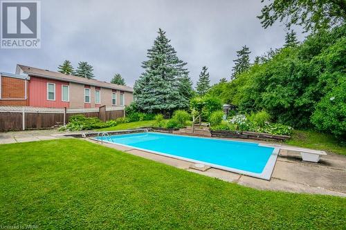 594 Greenbrook Drive, Kitchener, ON - Outdoor With In Ground Pool With Backyard