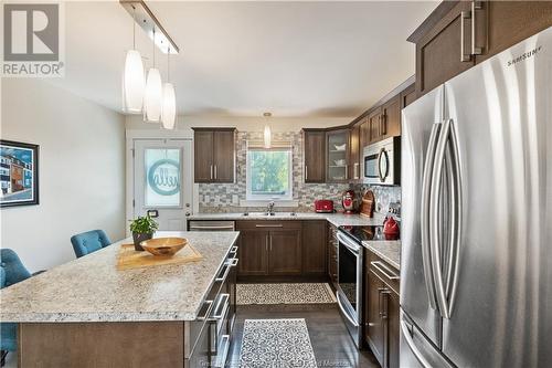 47 Stillwater Dr, Moncton, NB - Indoor Photo Showing Kitchen With Double Sink With Upgraded Kitchen