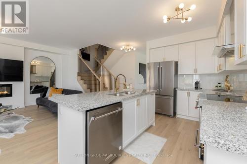 31 Ida Terrace, Caledon, ON - Indoor Photo Showing Kitchen With Stainless Steel Kitchen With Double Sink With Upgraded Kitchen