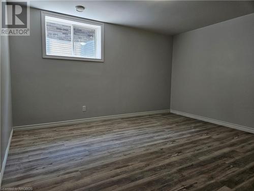 Bedroom 4 in the basement with large window and lighted closet - 360 Mary Rose Avenue, Port Elgin, ON - Indoor Photo Showing Other Room