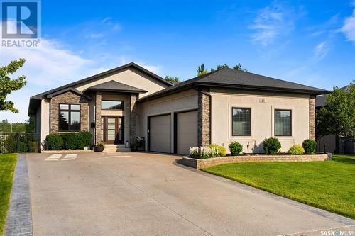 23 Emerald Creek Road, White City, SK - Outdoor With Facade