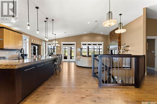 23 Emerald Creek Road, White City, SK - Indoor Photo Showing Kitchen With Upgraded Kitchen