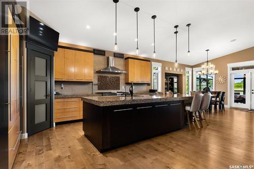 23 Emerald Creek Road, White City, SK - Indoor Photo Showing Kitchen With Upgraded Kitchen