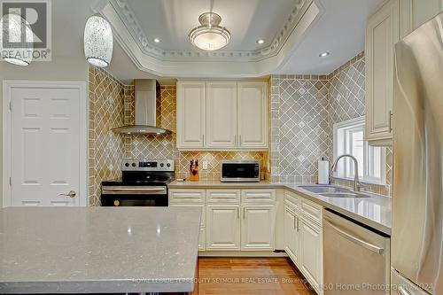 340 Jones Avenue, Toronto (Blake-Jones), ON - Indoor Photo Showing Kitchen With Double Sink