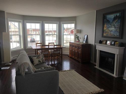 Overall view - 155 Rue Chabot, Val-D'Or, QC - Indoor Photo Showing Living Room With Fireplace