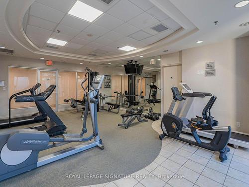 705-16 Dallimore Circ, Toronto, ON - Indoor Photo Showing Gym Room