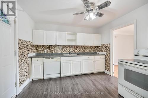 120 Cameron Avenue S, Hamilton (Bartonville), ON - Indoor Photo Showing Kitchen With Double Sink