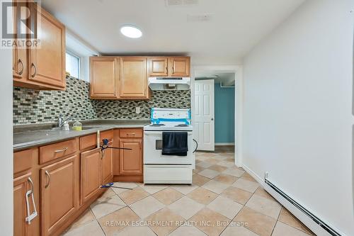 120 Cameron Avenue S, Hamilton (Bartonville), ON - Indoor Photo Showing Kitchen With Double Sink