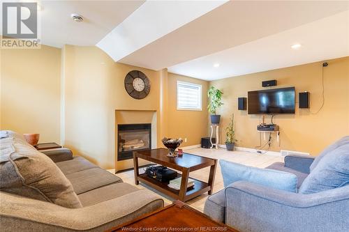 201 Gignac Crescent, Lasalle, ON - Indoor Photo Showing Living Room With Fireplace