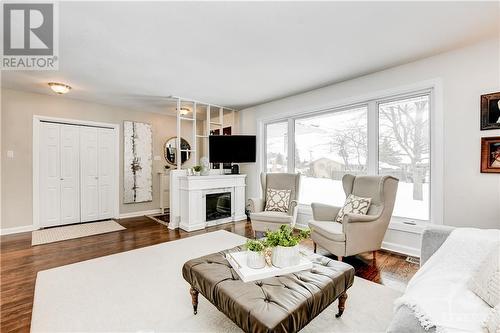 2160 Monteith Street, Ottawa, ON - Indoor Photo Showing Living Room With Fireplace