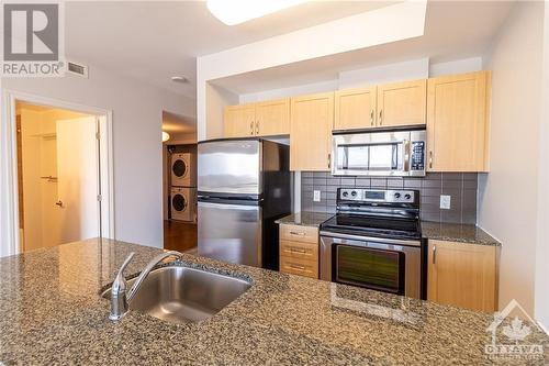 70 Landry Street Unit#1606, Ottawa, ON - Indoor Photo Showing Kitchen With Stainless Steel Kitchen