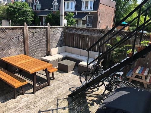 Main-2 A Tiverton Ave, Toronto, ON - Outdoor With Deck Patio Veranda With Exterior