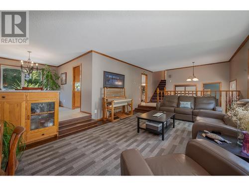 4330 Kirkby Court, Kelowna, BC - Indoor Photo Showing Living Room With Fireplace