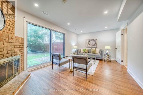 11 Bards Walkway, Toronto (Pleasant View), ON - Indoor Photo Showing Living Room With Fireplace