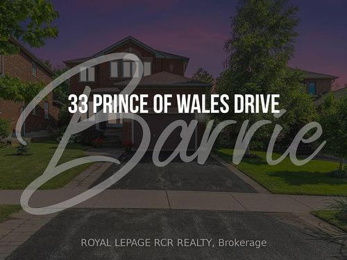 33 Prince Of Wales Dr, Barrie, ON - 