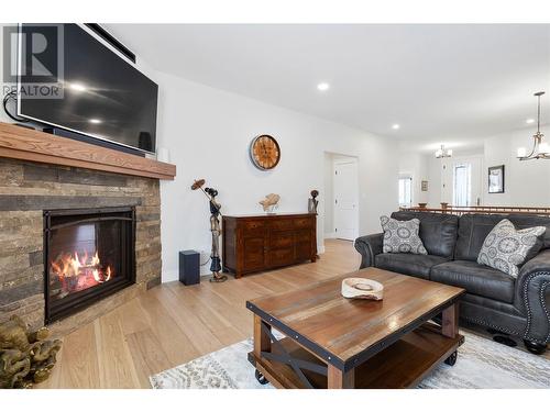 2550 Copperview Drive, Blind Bay, BC - Indoor Photo Showing Living Room With Fireplace