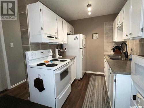 401 529 X Avenue S, Saskatoon, SK - Indoor Photo Showing Kitchen With Double Sink