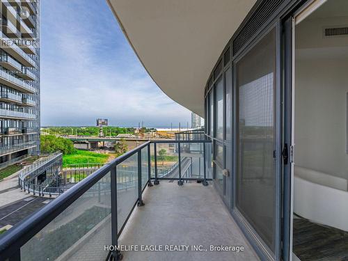 706 - 51 East Liberty Street, Toronto (Niagara), ON - Outdoor With Balcony With View With Exterior