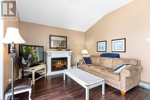 363 Bruce Rd 13, Saugeen Indian Reserve 29, ON - Indoor Photo Showing Living Room With Fireplace