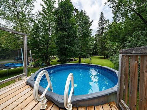 Piscine - 32 Rue Ross, Wotton, QC - Outdoor With Above Ground Pool With Backyard