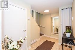 Lower unit entrance and storage - 