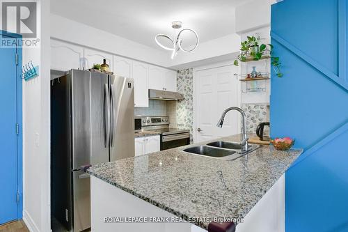 2414 - 83 Borough Drive, Toronto (Bendale), ON - Indoor Photo Showing Kitchen With Stainless Steel Kitchen With Double Sink With Upgraded Kitchen