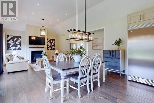 34 Georgian Grande Drive, Oro-Medonte, ON - Indoor Photo Showing Dining Room With Fireplace