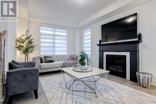 179 Great Falls Boulevard, Hamilton (Waterdown), ON - Indoor Photo Showing Living Room With Fireplace