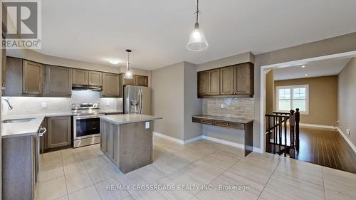 63 Whitefish Street, Whitby, ON - Indoor Photo Showing Kitchen With Double Sink