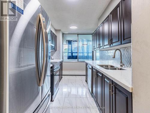 507 - 5580 Sheppard Avenue, Toronto (Malvern), ON - Indoor Photo Showing Kitchen With Double Sink With Upgraded Kitchen