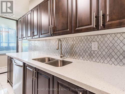 507 - 5580 Sheppard Avenue, Toronto (Malvern), ON - Indoor Photo Showing Kitchen With Double Sink